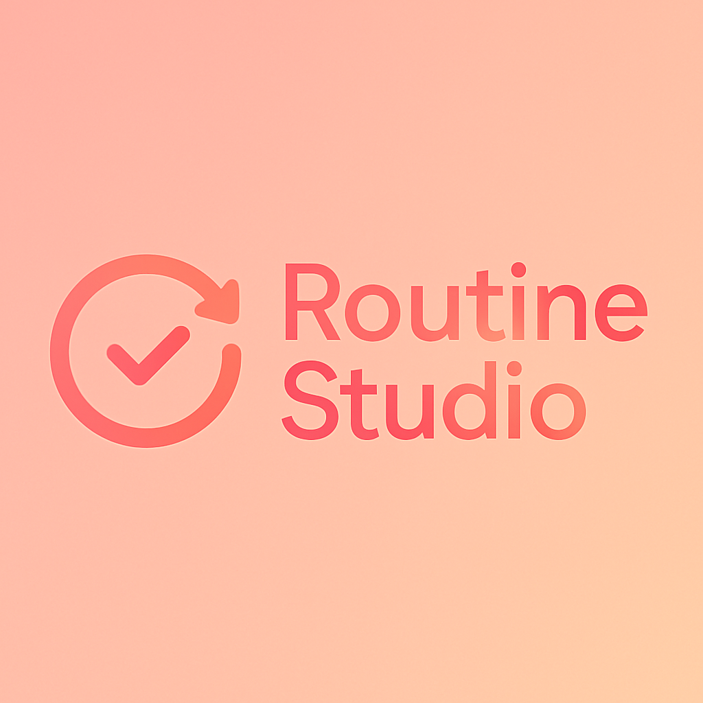 RoutineStudio - Your daily habits, reimagined